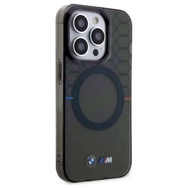 Original Case IPHONE 13 / 13 PRO BMW Pattern MagSafe (BMHMP13LHGPK) gray 3666339122164