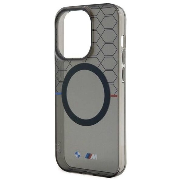 Original Case IPHONE 13 / 13 PRO BMW Pattern MagSafe (BMHMP13LHGPK) gray 3666339122164