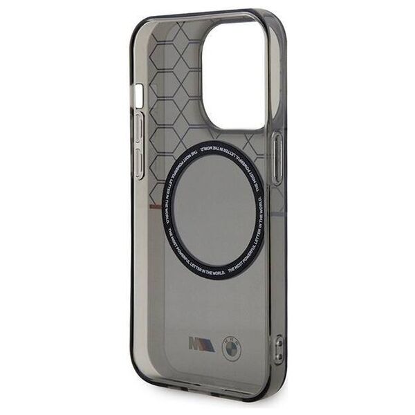 Original Case IPHONE 13 / 13 PRO BMW Pattern MagSafe (BMHMP13LHGPK) gray 3666339122164