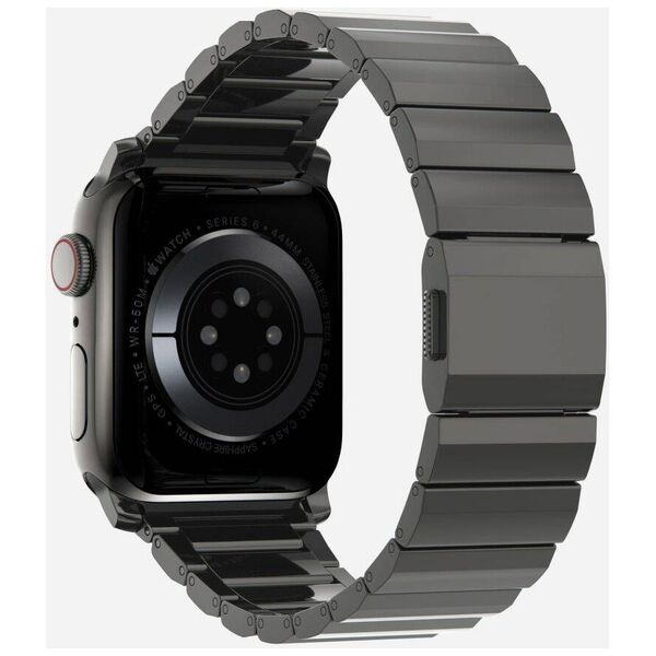 Strap for APPLE WATCH 4 / 5 / 6 / 7 / 8 / 9 / SE / ULTRA 1 / 2 (42 / 44 / 45 / 49 MM) Tech-Protect Steelband black 5906302300075