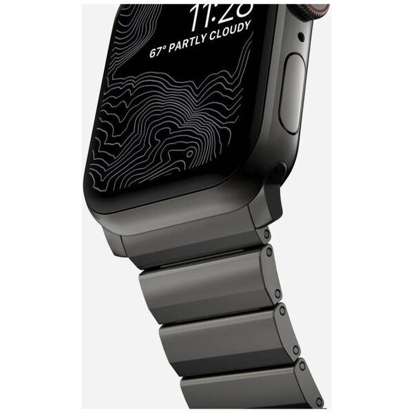 Strap for APPLE WATCH 4 / 5 / 6 / 7 / 8 / 9 / SE / ULTRA 1 / 2 (42 / 44 / 45 / 49 MM) Tech-Protect Steelband black 5906302300075