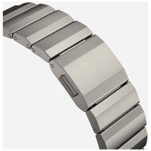 Strap for APPLE WATCH 4 / 5 / 6 / 7 / 8 / 9 / SE / ULTRA 1 / 2 (42 / 44 / 45 / 49 MM) Tech-Protect Steelband Titanium 5906302300501