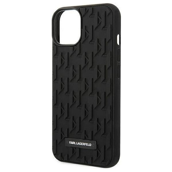 Original Case IPHONE 14 PLUS Karl Lagerfeld Hardcase 3D Monogram black 3666339085339