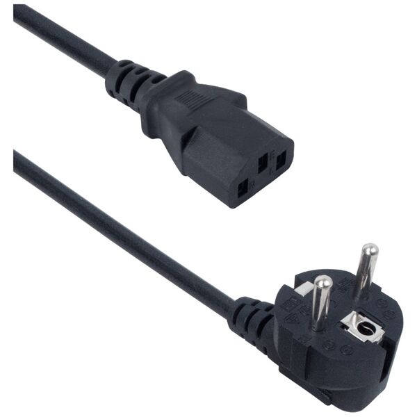 Καλώδιο Ρεύματος, DeTech, για PC, CEE 7/7 - IEC C13, High Quality, 5.0m - 18319 έως 12 άτοκες Δόσεις