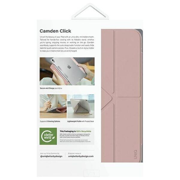 Case iPad Air 11" (2024) UNIQ Camden Click beige 8886463688724