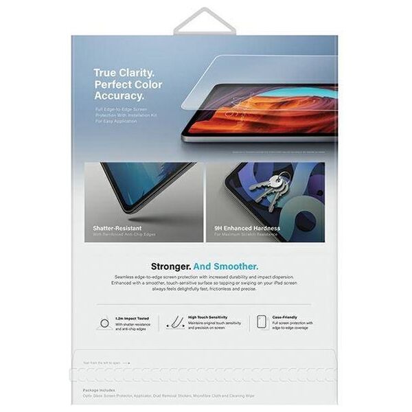 Tempered Glass iPad Air 11" (2024) UNIQ Optix with Applicator Clear 8886463688922