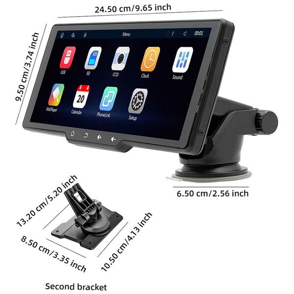 Portable CarPlay / Android Auto display No brand X5314, For car - 13320 έως 12 άτοκες Δόσεις