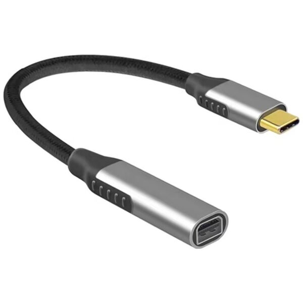 Adapter DeTech, USB 3.1 Type-C – Mini DP, 4K, 60Hz, Gray - 17838 έως 12 άτοκες Δόσεις