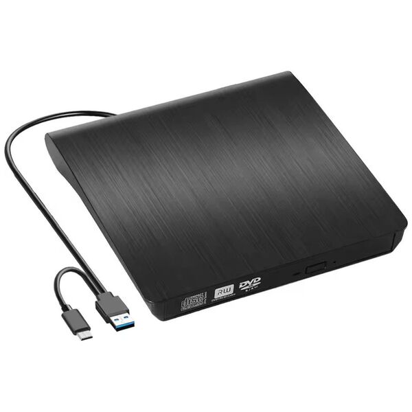 External CD/ DVD Drive No brand, Black - 17866 έως 12 άτοκες Δόσεις