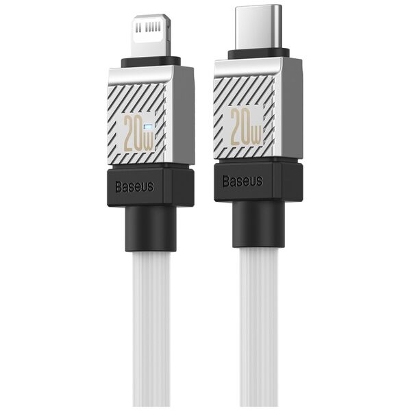 Baseus cable CoolPlay USB-C - Lightning 2m 20W white 6932172626617