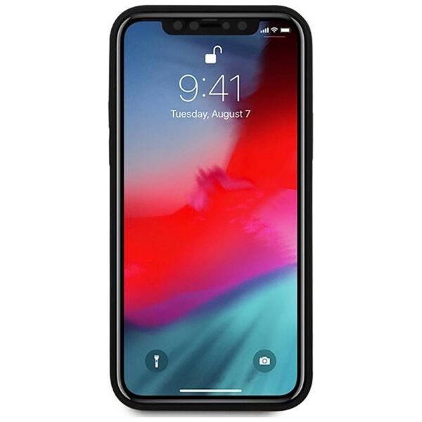 Original Case IPHONE 12 PRO MAX (6,7") Guess Hardcase Saffiano red 3700740480274