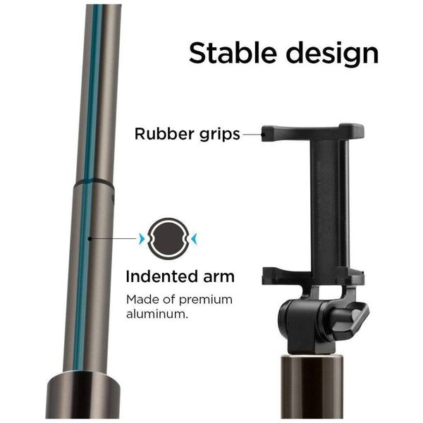 SPIGEN S530W WIRELESS SELFIE STICK BLACK 8809522196794
