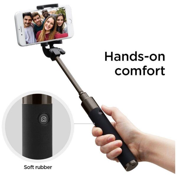 SPIGEN S530W WIRELESS SELFIE STICK BLACK 8809522196794