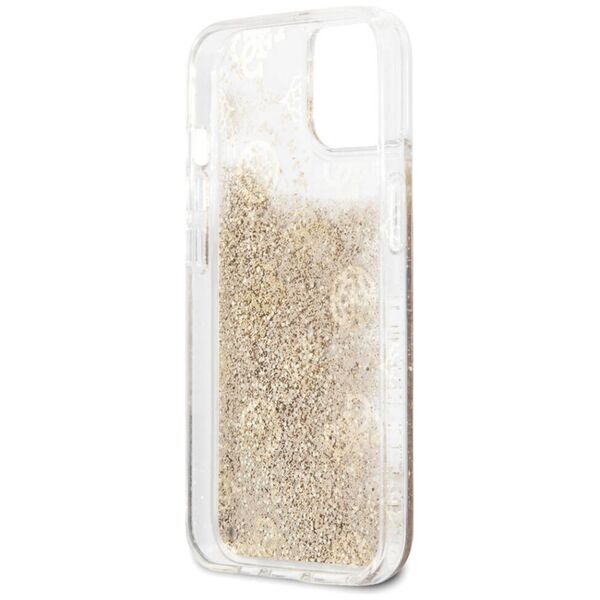 Original Case IPHONE 13 MINI 5,4" Hardcase Peony Liquid Glitter GUHCP13SLGPEGO gold 3666339025038