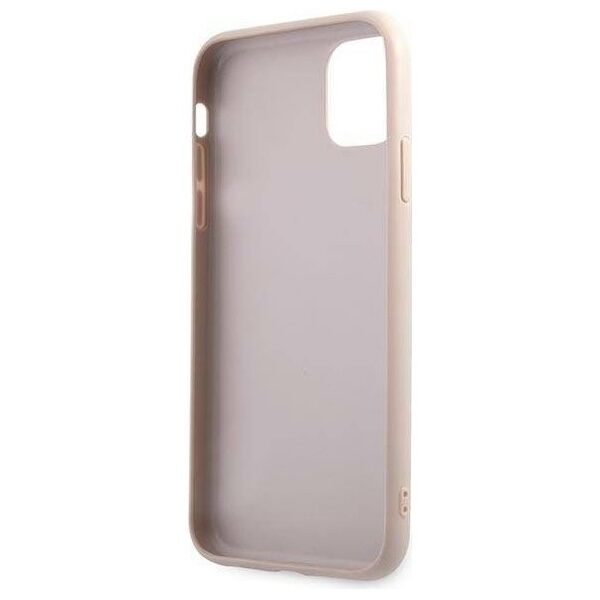 Original Case IPHONE 11 Guess Hard Case 4G Stripe (GUHCN61G4GLPI) pink 3666339016210