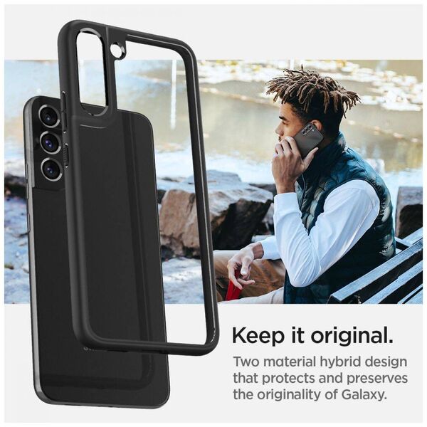 Case SAMSUNG GALAXY S22 Spigen Ultra Hybrid Matte black 8809811856064