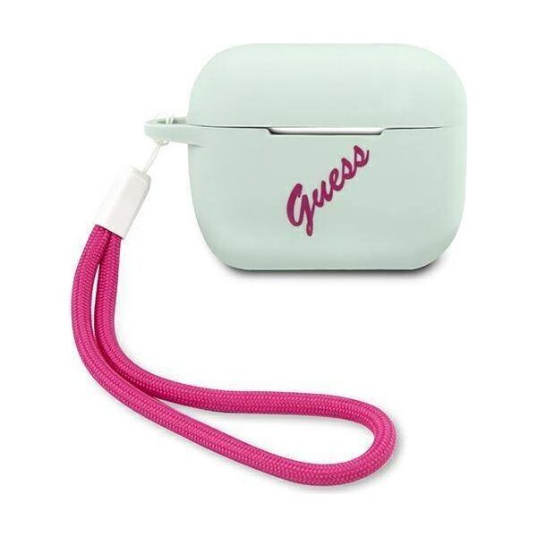 Original Case APPLE AIRPODS PRO Guess Silicone Vintage (GUACAPLSVSBF) blue & pink 3700740495483