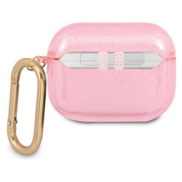 Case APPLE AIRPODS PRO Guess Glitter Collection (GUAPUCG4GP) pink 3666339009946