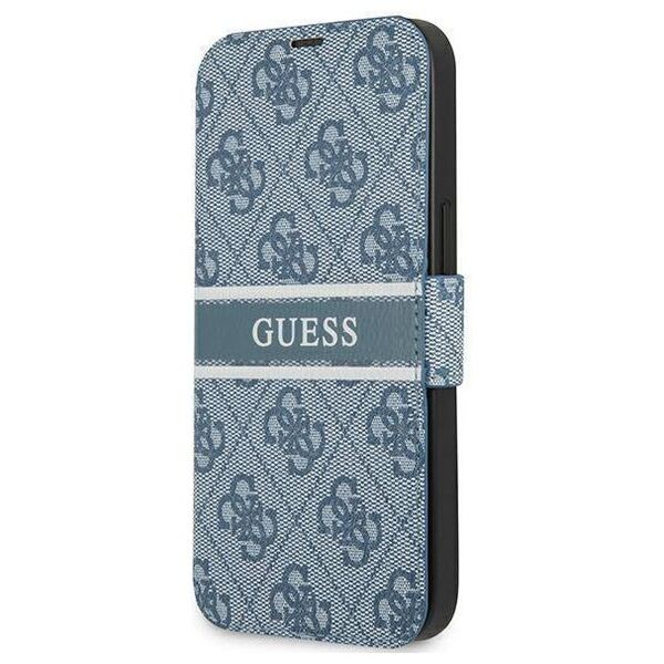 Original Case IPHONE 13 MINI Guess Book 4G Stripe (GUBKP13S4GDBL) blue 3666339032128