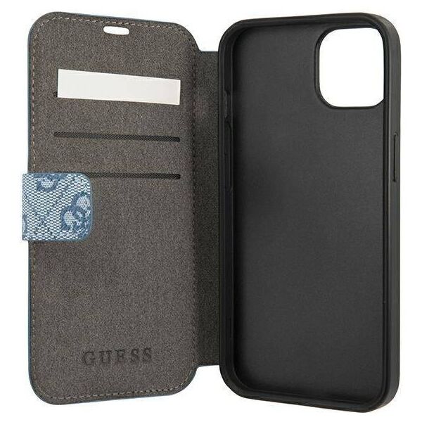Original Case IPHONE 13 MINI Guess Book 4G Stripe (GUBKP13S4GDBL) blue 3666339032128
