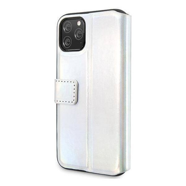 Original Case IPHONE 11 PRO Guess Book Iridescent (GUFLBKN58BLD) silver 3700740461549