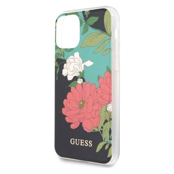 Original Case IPHONE 11 PRO Guess N°1 Flower Collection (GUHCN58IMLFL01) black 3700740475508