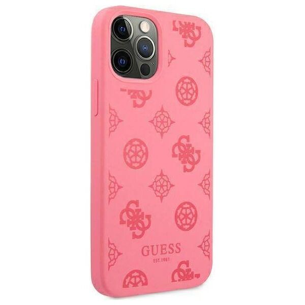 Original Case IPHONE 12 PRO MAX Guess Hard Case Peony Collection (GUHCP12LLSPEFU) pink 3666339003982