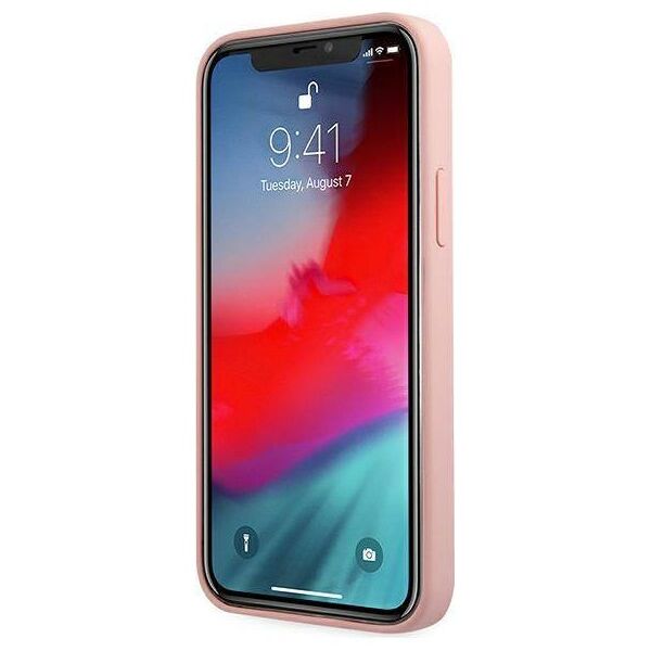Original Case IPHONE 12 PRO MAX Guess Hardcase Script Vintage (GUHCP12LLSVSPI) pink 3700740495148