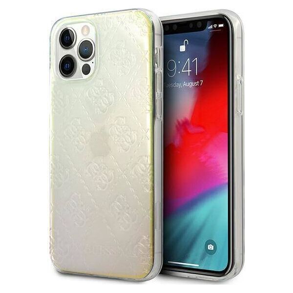 Original Case IPHONE 12 / 12 PRO Guess Hardcase 4G 3D Pattern Collection (GUHCP12M3D4GIRBL) multicolored 3700740481011