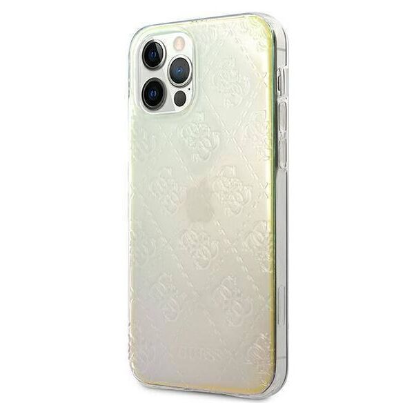 Original Case IPHONE 12 / 12 PRO Guess Hardcase 4G 3D Pattern Collection (GUHCP12M3D4GIRBL) multicolored 3700740481011