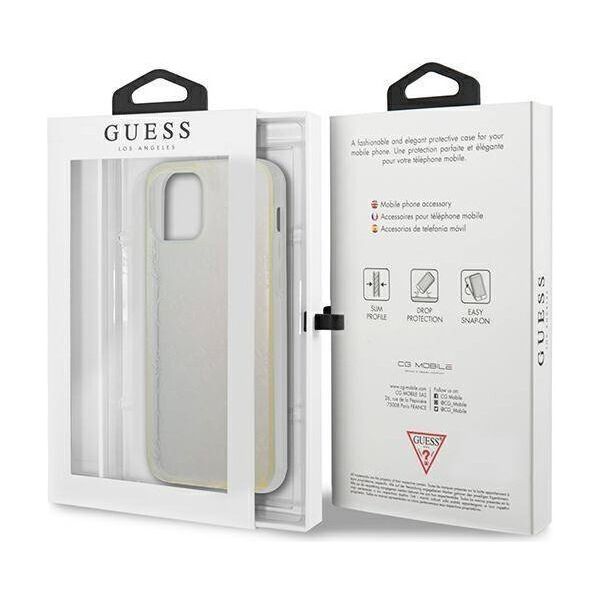 Original Case IPHONE 12 / 12 PRO Guess Hardcase 4G 3D Pattern Collection (GUHCP12M3D4GIRBL) multicolored 3700740481011