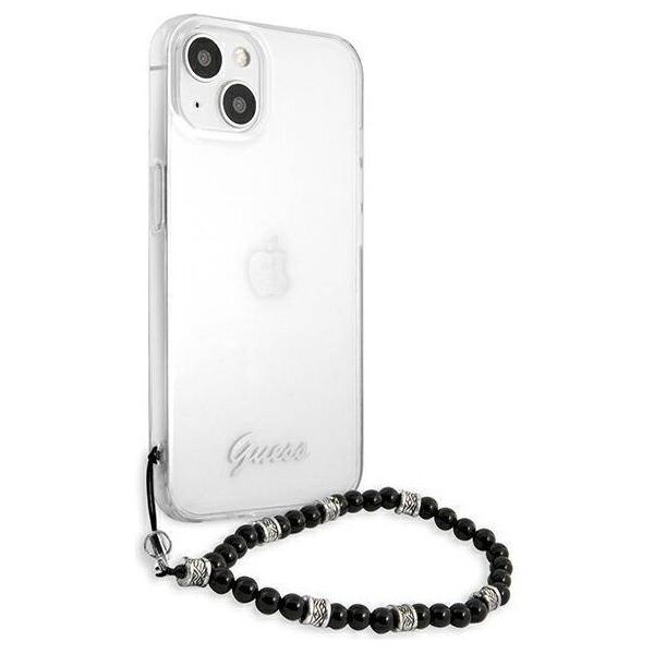 Original Case IPHONE 13 Guess Hardcase Black Pearl (GUHCP13MKPSBK) transparent 3666339025205