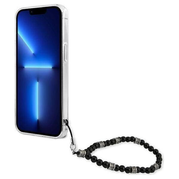 Original Case IPHONE 13 Guess Hardcase Black Pearl (GUHCP13MKPSBK) transparent 3666339025205