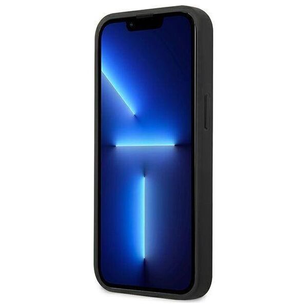 Original Case IPHONE 13 MINI Guess Hardcase Saffiano 4G Metal Logo (GUHCP13SSA4GSBL) blue 3666339024116