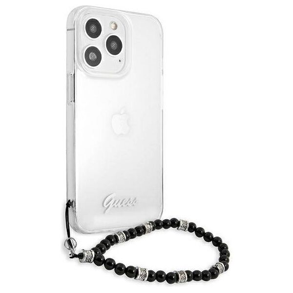 Original Case IPHONE 13 PRO MAX Guess Hardcase Black Pearl (GUHCP13XKPSBK) transparent 3666339025229