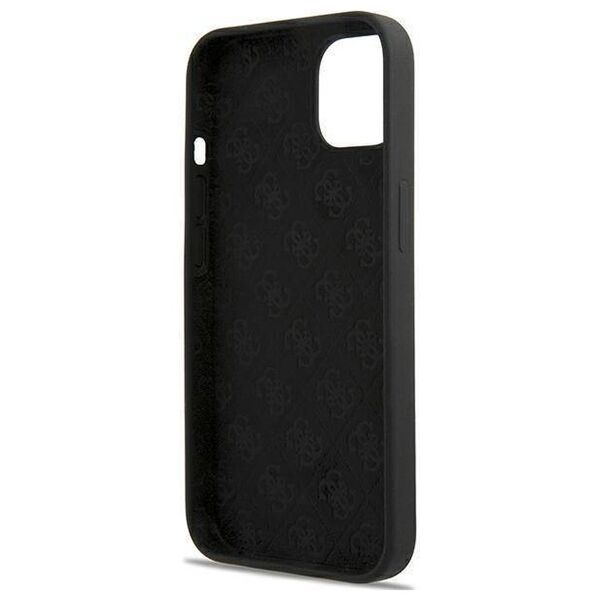 Original Case IPHONE 13 Guess Hardcase Silicone Script Gold Logo Magsafe (GUHMP13MLSLMGBK) black 3666339037093