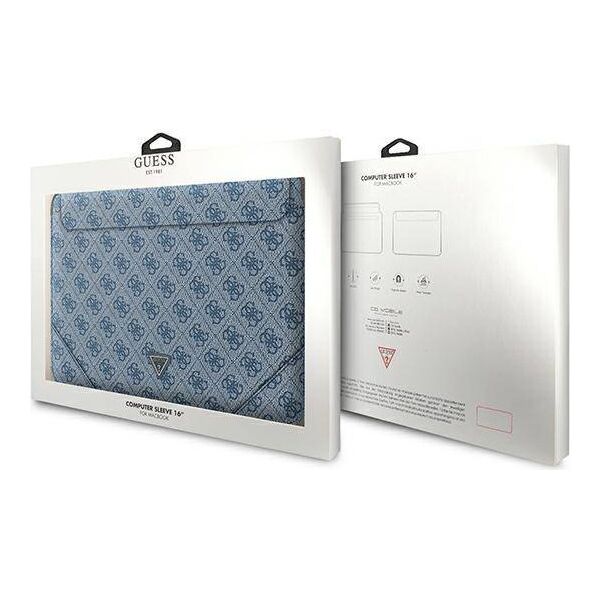 Original Case Sleeve Guess 4G Uptown Triangle Logo (GUCS16P4TB) blue 3666339039998