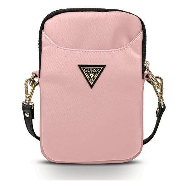 Bag Guess Nylon Triangle Logo (Guppntmllp) pink 3700740491225