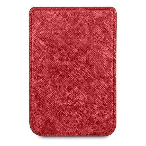Original Case Guess Wallet Card Slot Magsafe Saffiano (GUWMSSASLRE) red 3666339006815