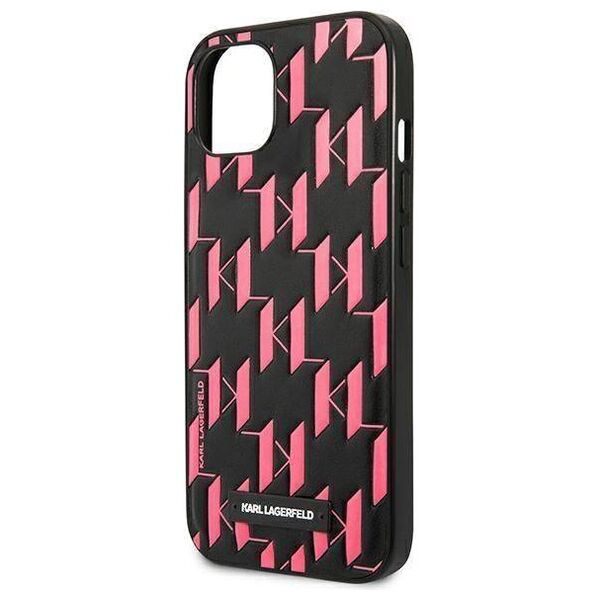 Original Case IPHONE 13 Karl Lagerfeld Hardcase Monogram Plaque (KLHCP13MMNMP1P) pink 3666339049171