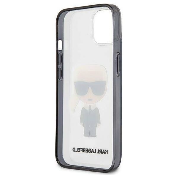 Original Case IPHONE 13 MINI Karl Lagerfeld Ikonik Karl (KLHCP13SHIKCK) transparent 3666339028015