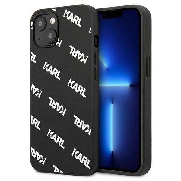 Original Case IPHONE 13 MINI Karl Lagerfeld Hardcase Allover (KLHCP13SPULMBK3) black 3666339049683