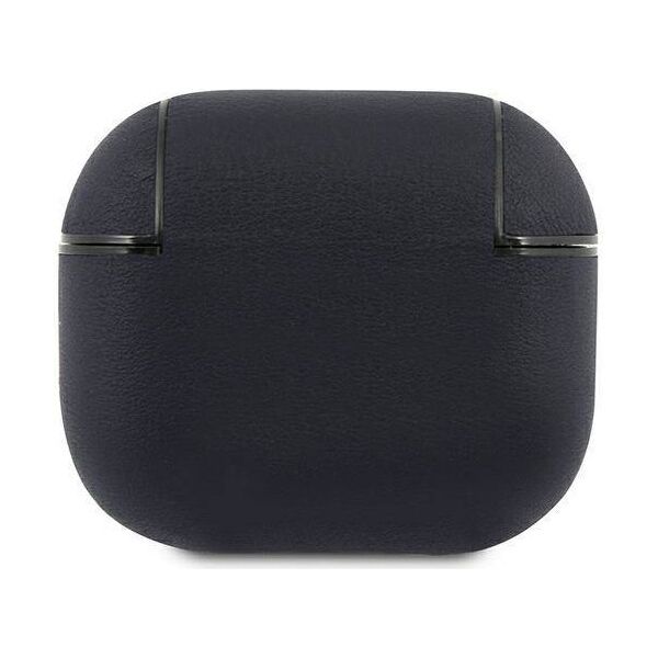 Original Case APPLE AIRPODS 3 BMW Cover Geniune Leather Silver Logo (BMA3SSLNA) navy blue 3666339009458