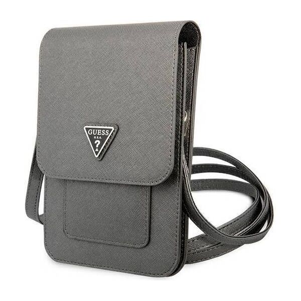 Bag Guess Saffiano Triangle (GUWBSATMGR) gray 3666339050504