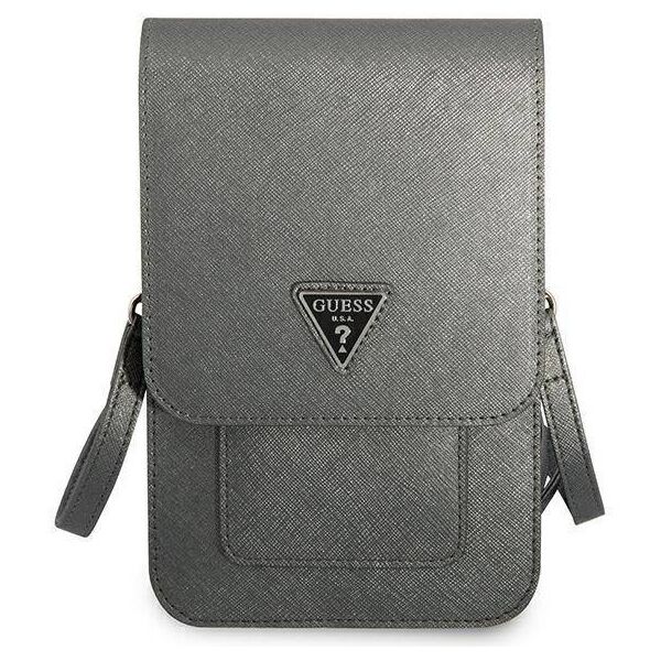 Bag Guess Saffiano Triangle (GUWBSATMGR) gray 3666339050504