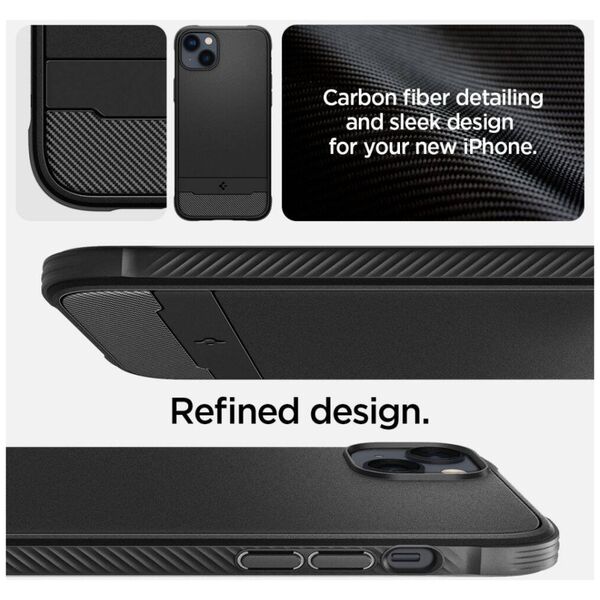 Case IPHONE 14 Spigen Rugged Armor MagSafe Matte black 8809811865141