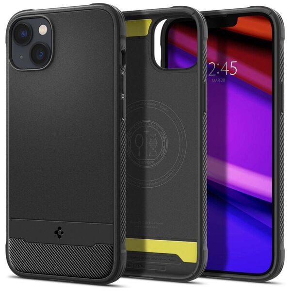 Case IPHONE 14 Spigen Rugged Armor MagSafe Matte black 8809811865141