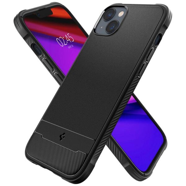 Case IPHONE 14 Spigen Rugged Armor MagSafe Matte black 8809811865141