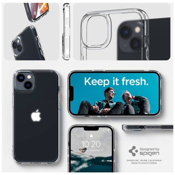 Case IPHONE 14 PLUS Spigen Ultra Hybrid Crystal Frost Clear 8809811864137