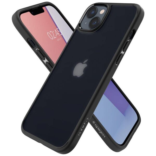 Case IPHONE 14 PLUS Spigen Ultra Hybrid Crystal Frost Black 8809811864144